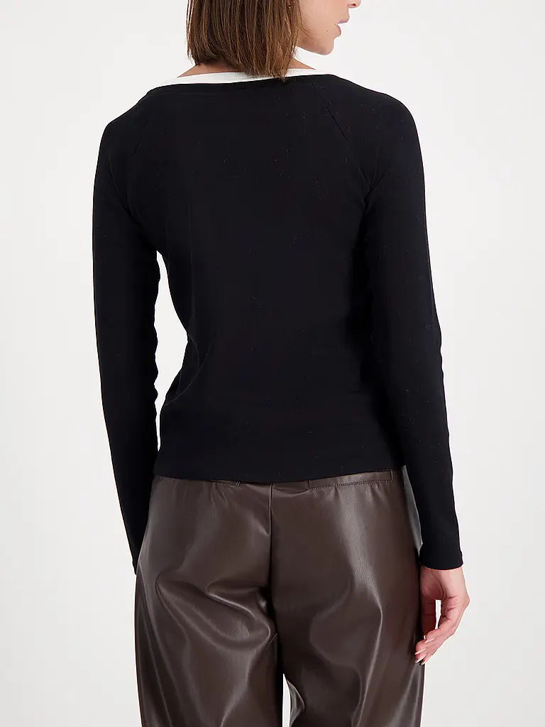 MONARI | Langarmshirt  | schwarz