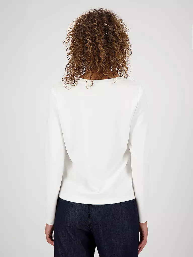 MONARI | Langarmshirt  | weiss