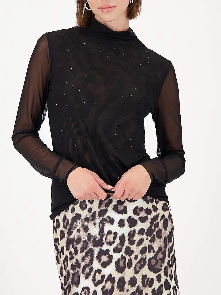 MONARI | Langarmshirt  | Schwarz