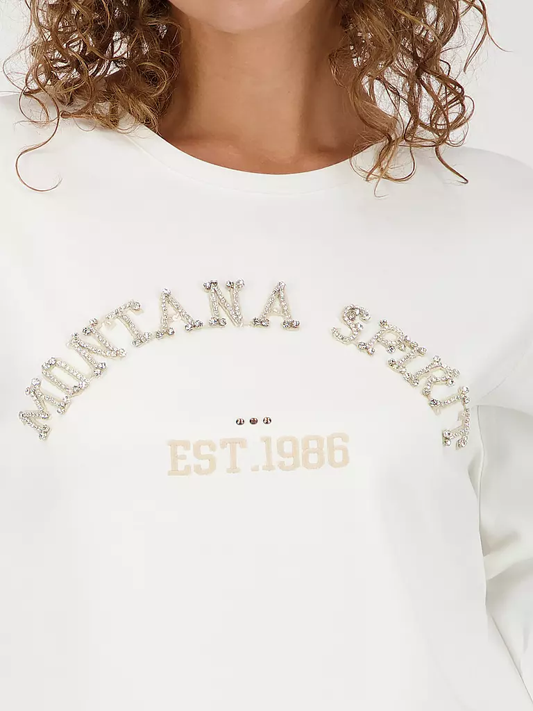 MONARI | Langarmshirt  | weiss