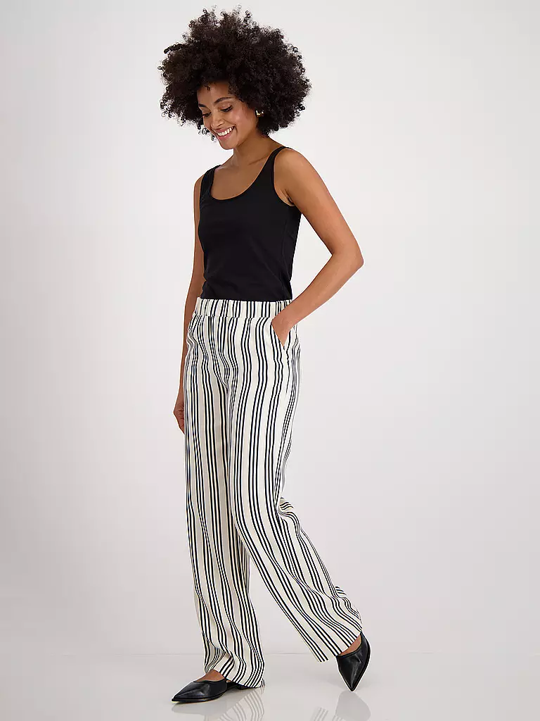 MONARI | Marlenehose  | schwarz