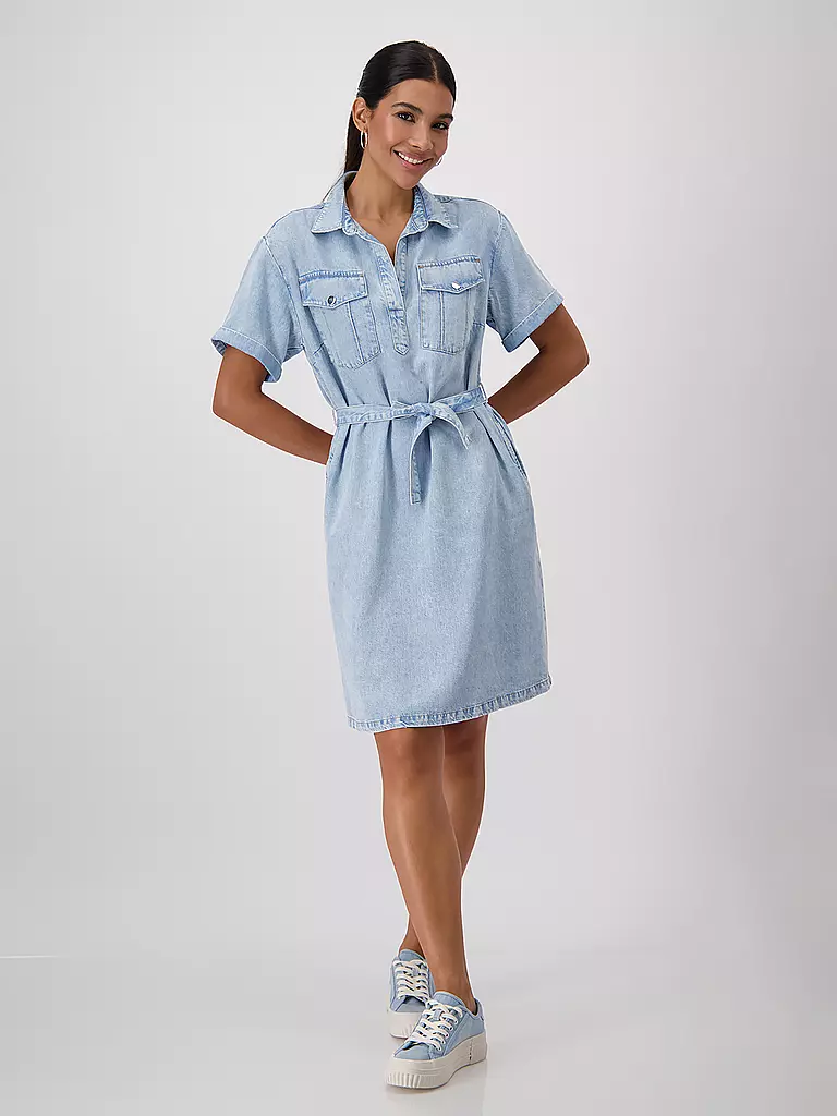 MONARI | Midikleid  | blau