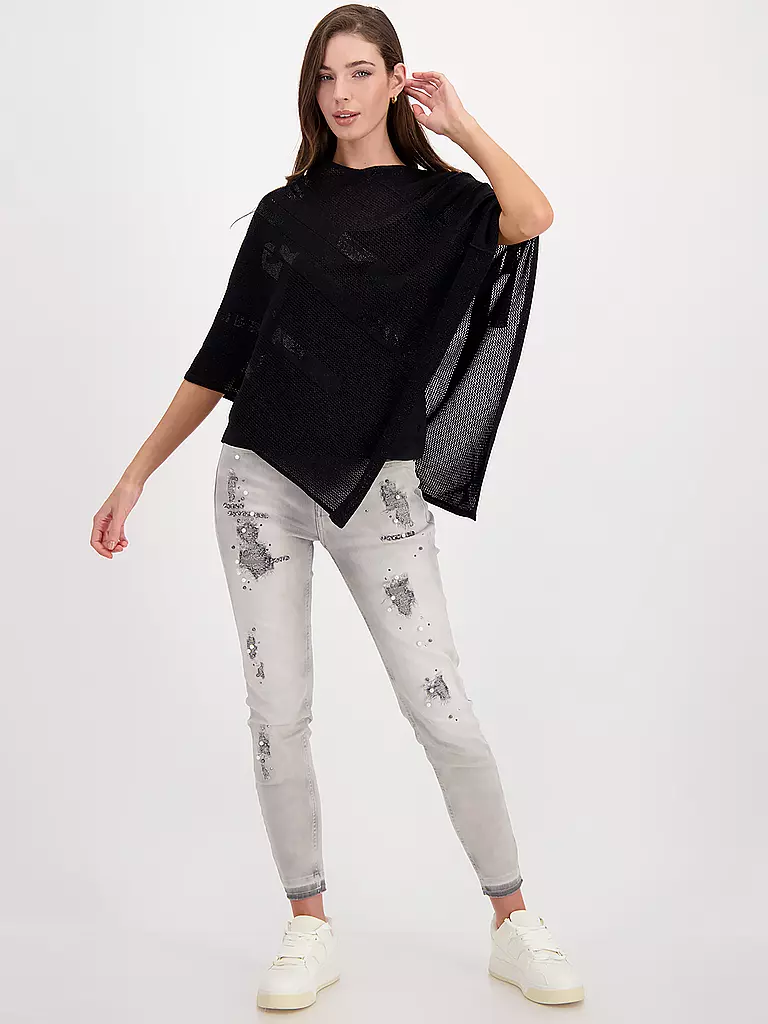 MONARI | Poncho - Cape | schwarz