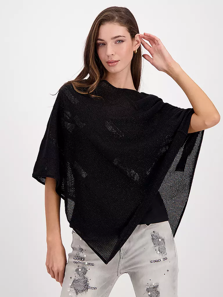 MONARI | Poncho - Cape | schwarz