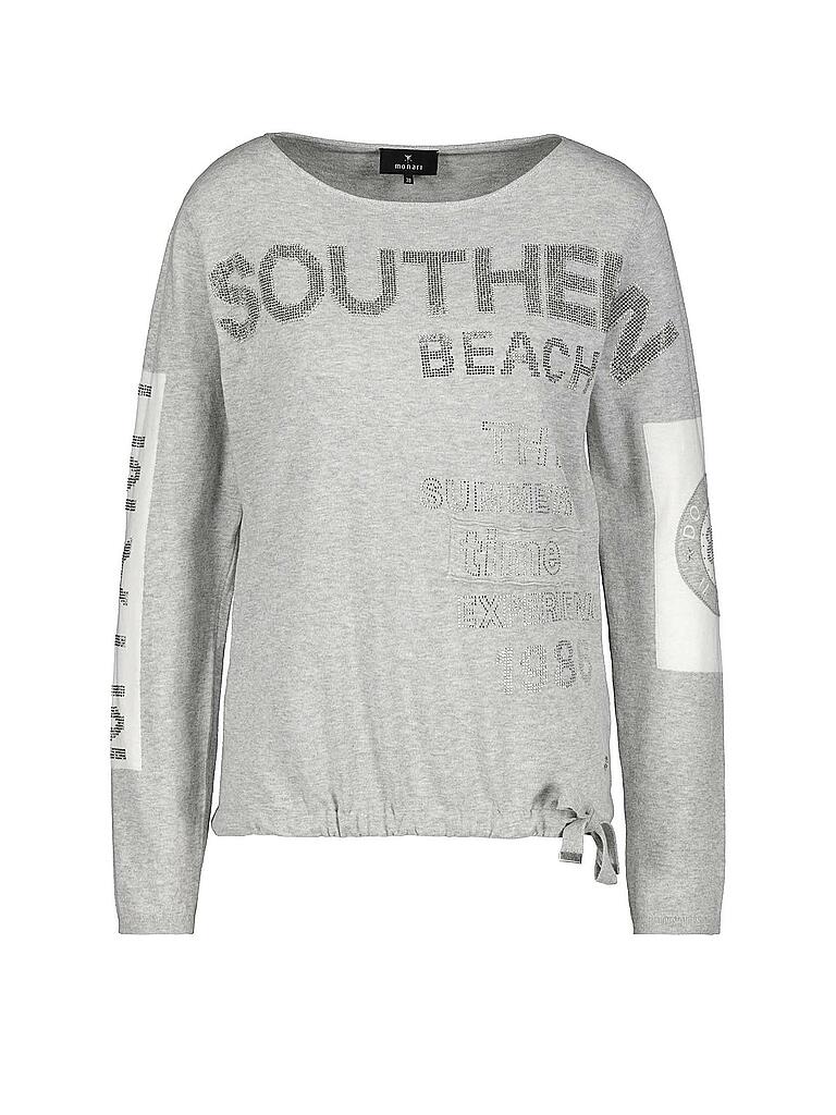monari pullover grau glitzer