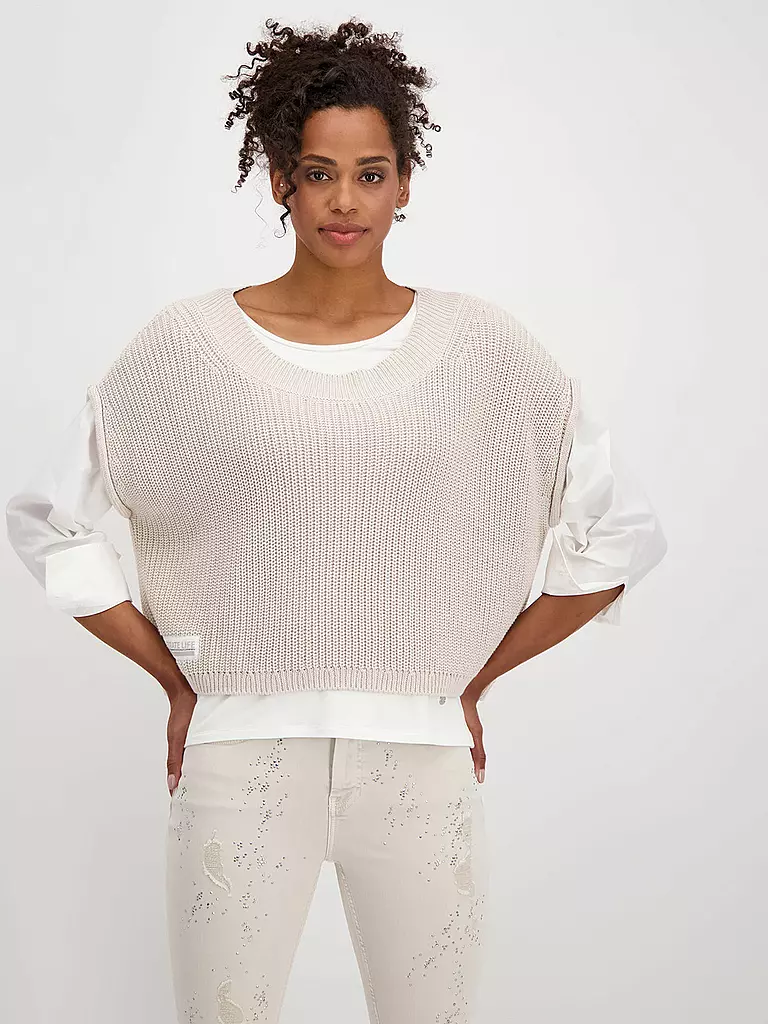MONARI | Pullunder | beige