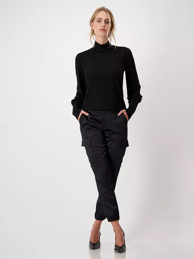 MONARI | Rollkragenpullover | schwarz