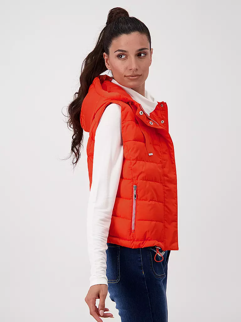 MONARI | Steppgilet | orange