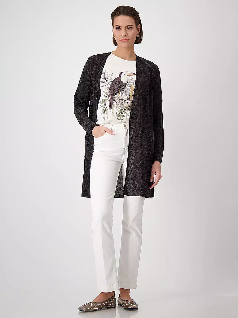 MONARI | Stickjacke | beige