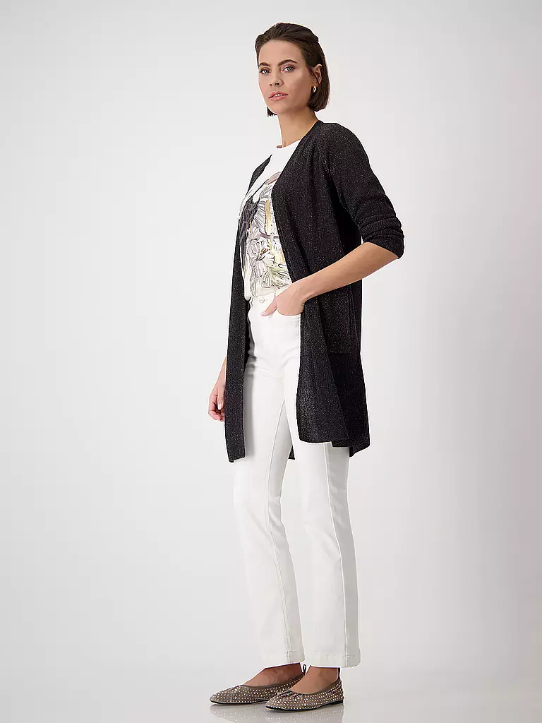 MONARI | Stickjacke | beige