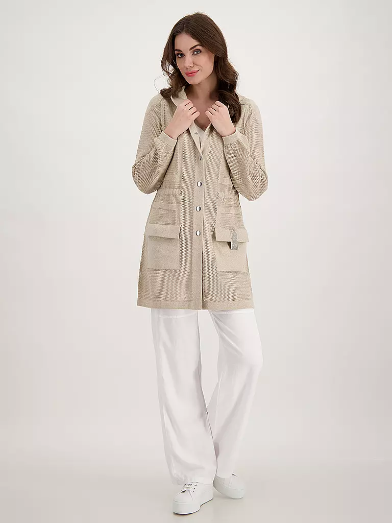 MONARI | Strickjacke  | creme