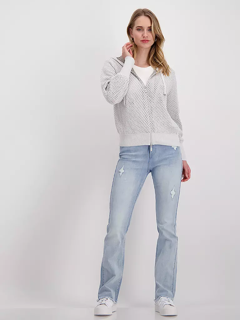 MONARI | Strickjacke | hellgrau
