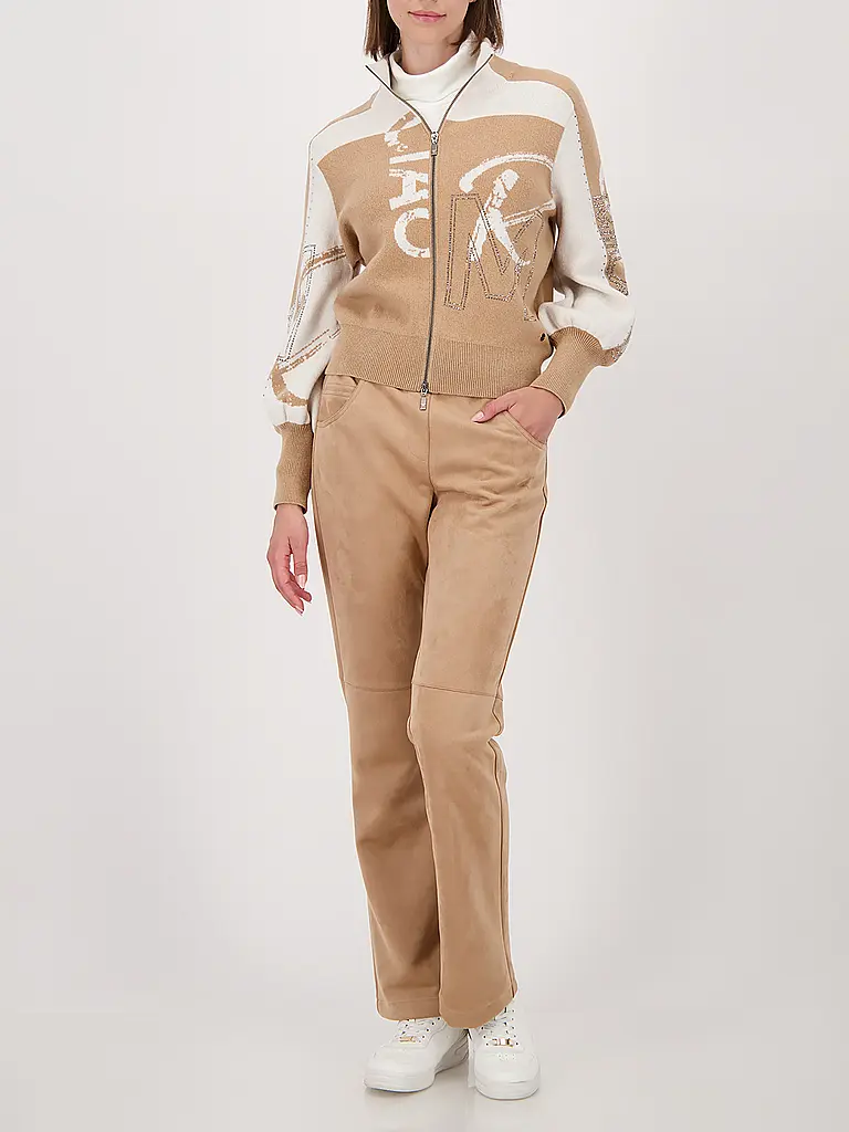 MONARI | Strickjacke | senf