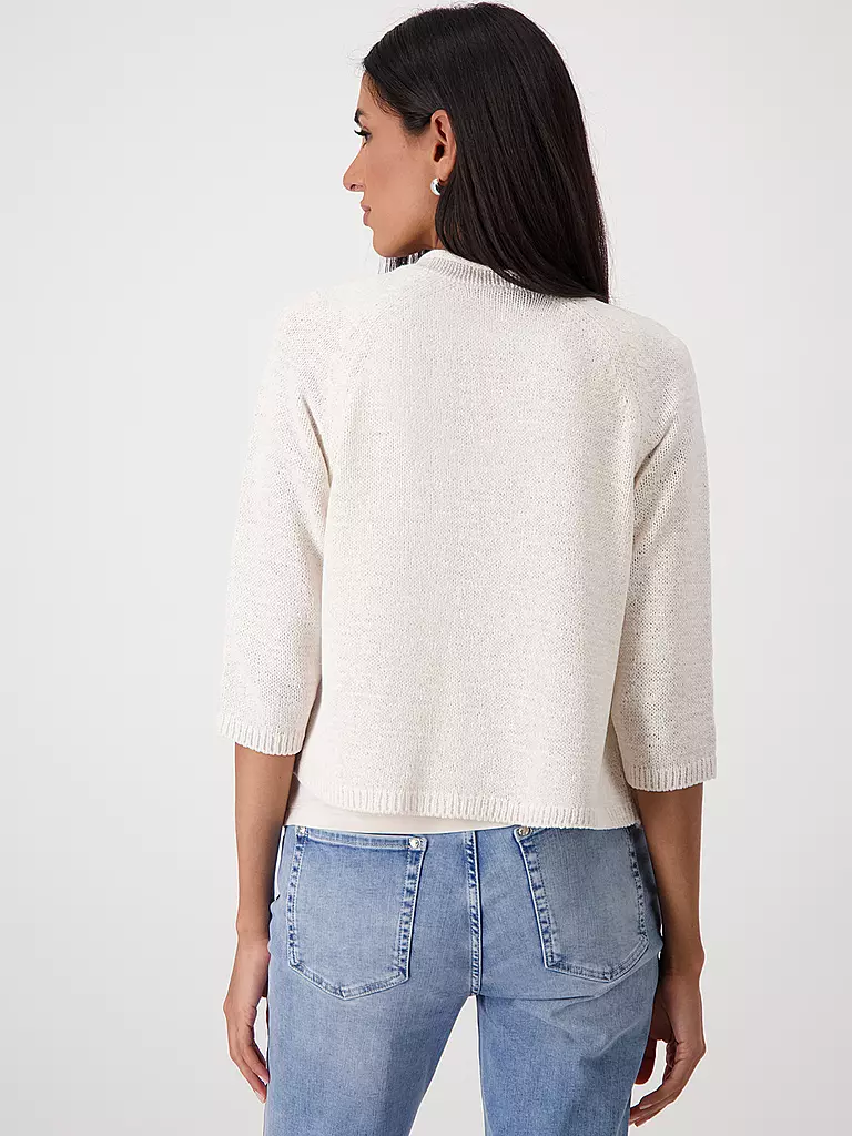 MONARI | Strickjacke | creme
