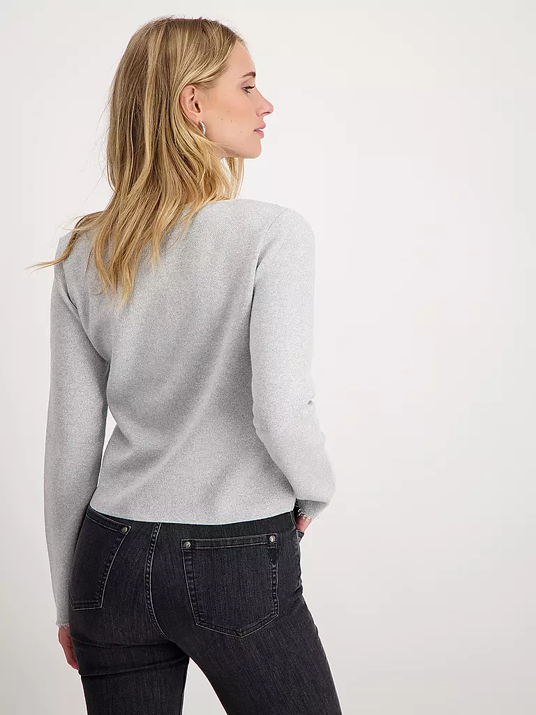 MONARI | Strickjacke | hellgrau