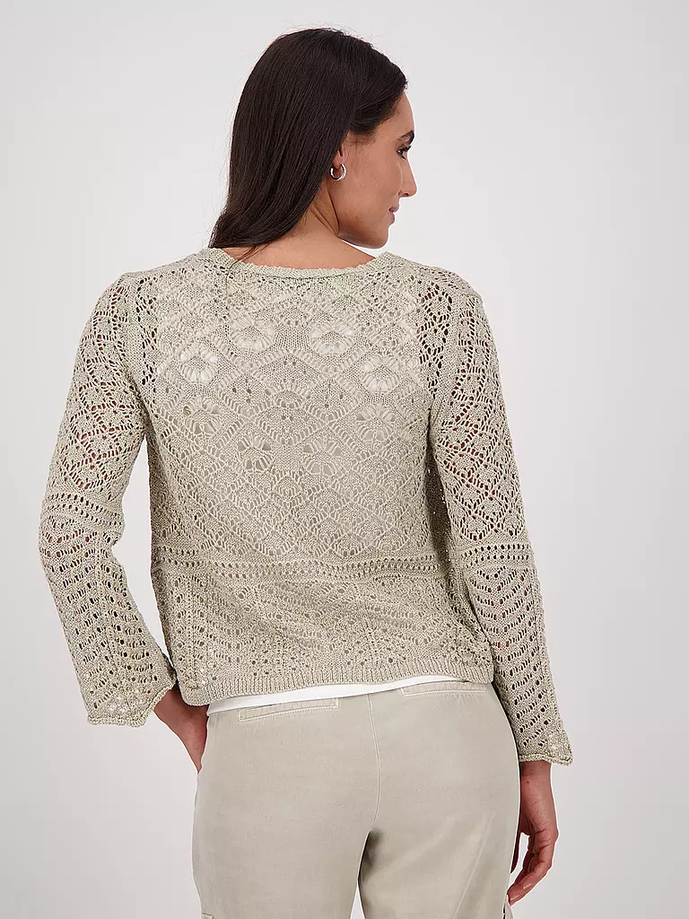 MONARI | Strickjacke | creme