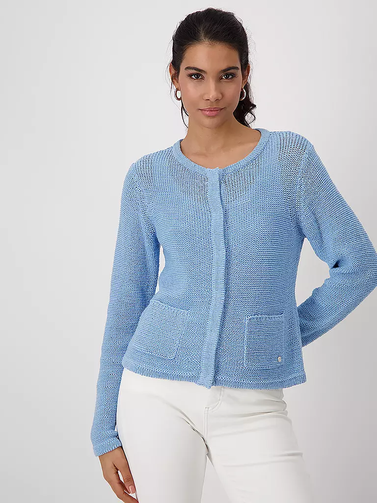 MONARI | Strickjacke | hellblau
