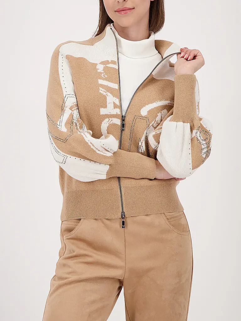 MONARI | Strickjacke | senf
