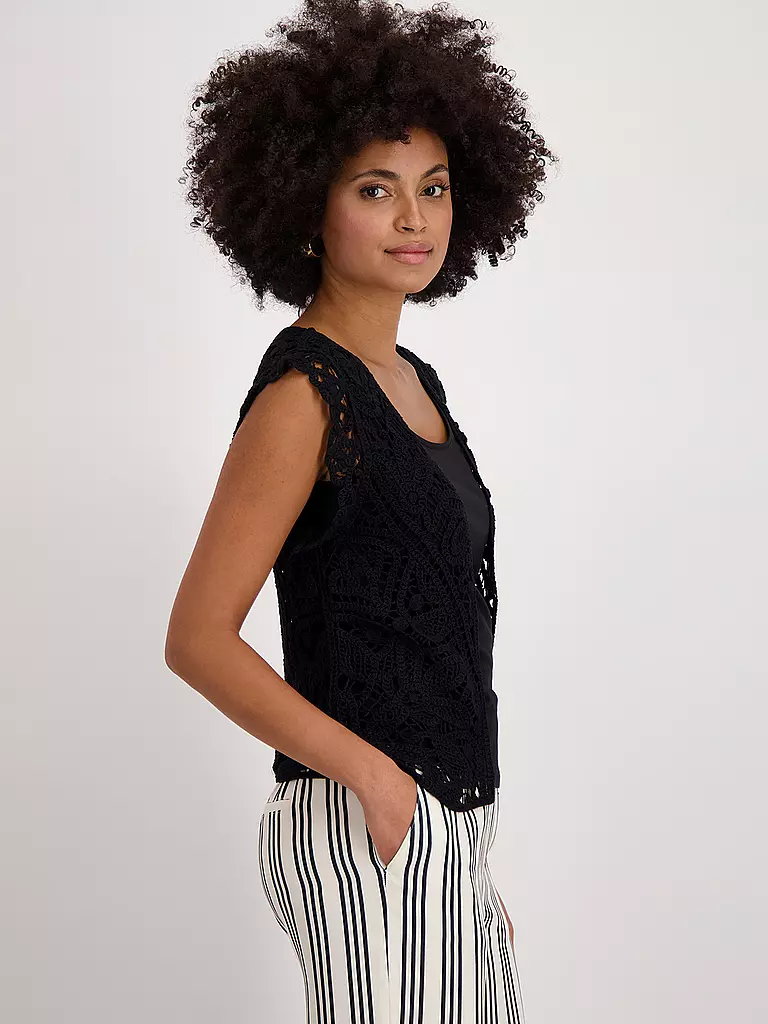 MONARI | Strickjacke | schwarz