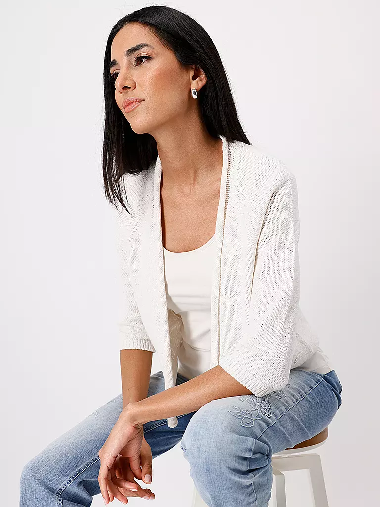 MONARI | Strickjacke | creme