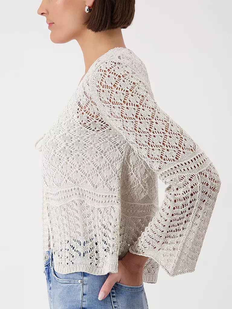 MONARI | Strickjacke | creme