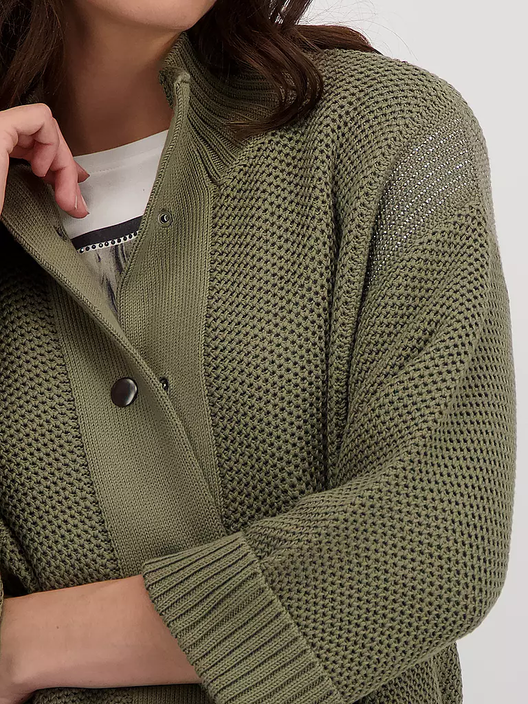 MONARI | Strickjacke | grün