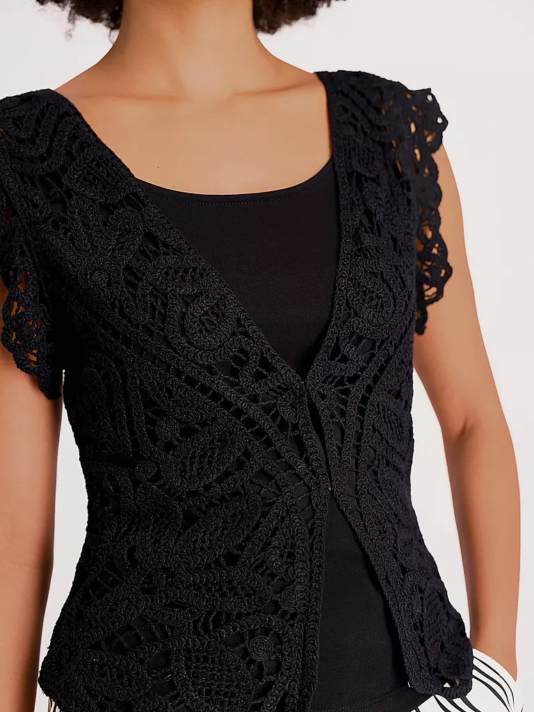 MONARI | Strickjacke | schwarz