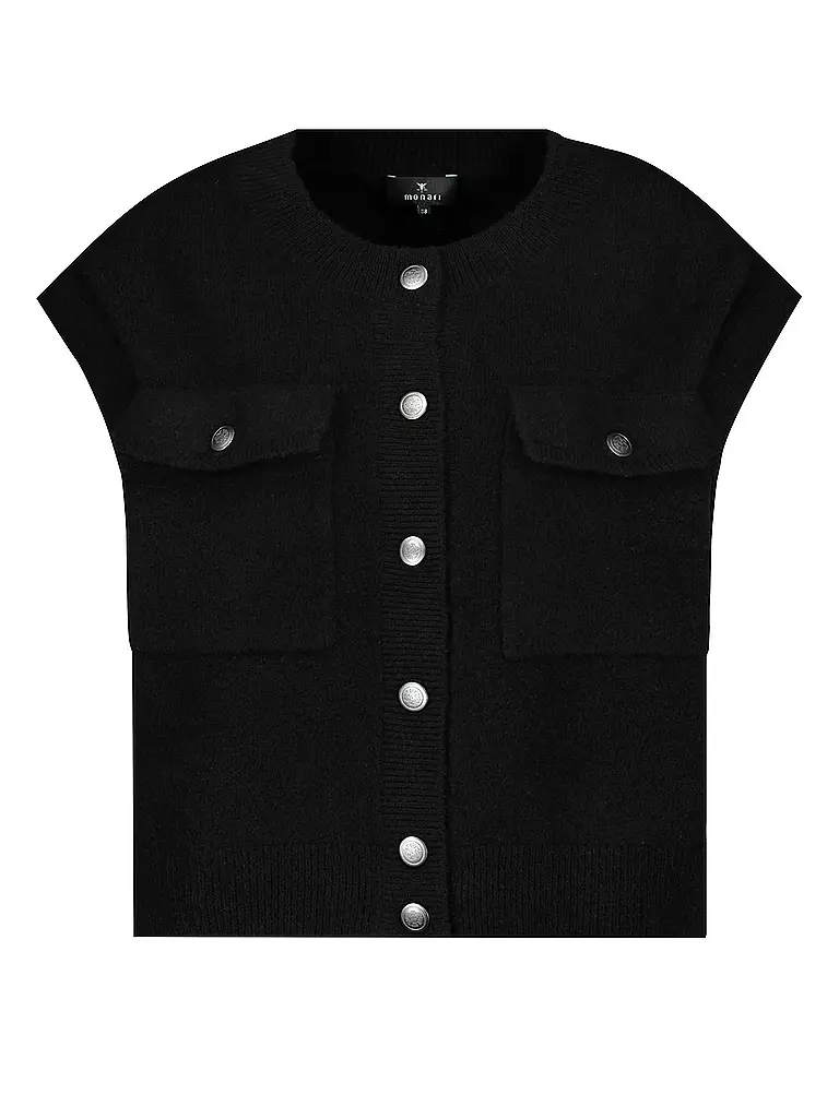 MONARI | Strickweste  | schwarz