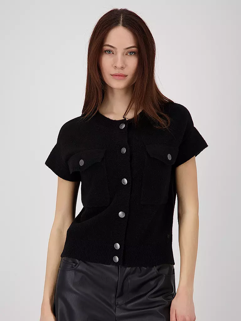 MONARI | Strickweste  | schwarz