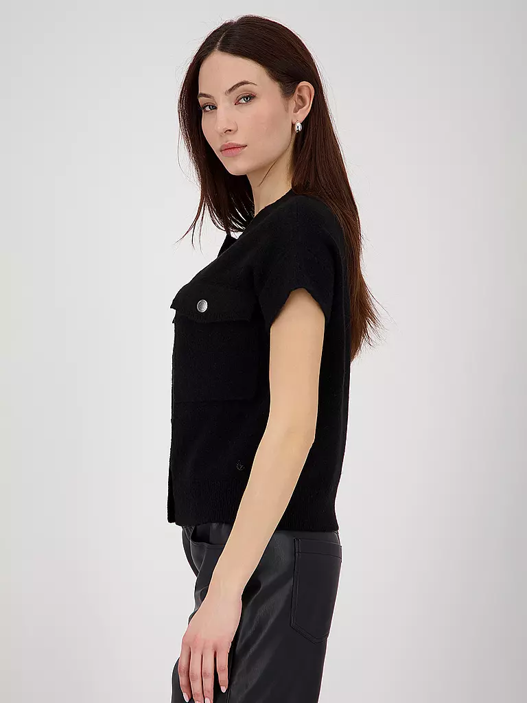 MONARI | Strickweste  | schwarz