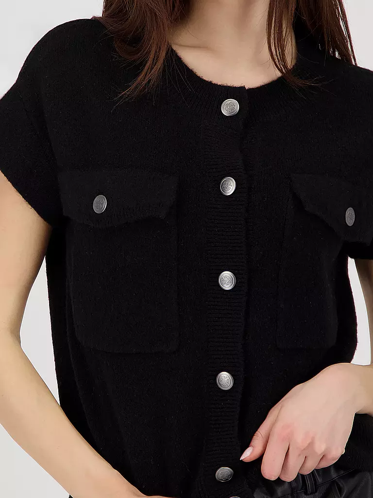 MONARI | Strickweste  | schwarz
