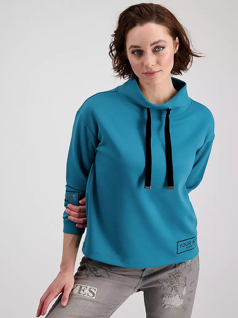 MONARI | Sweater  | petrol