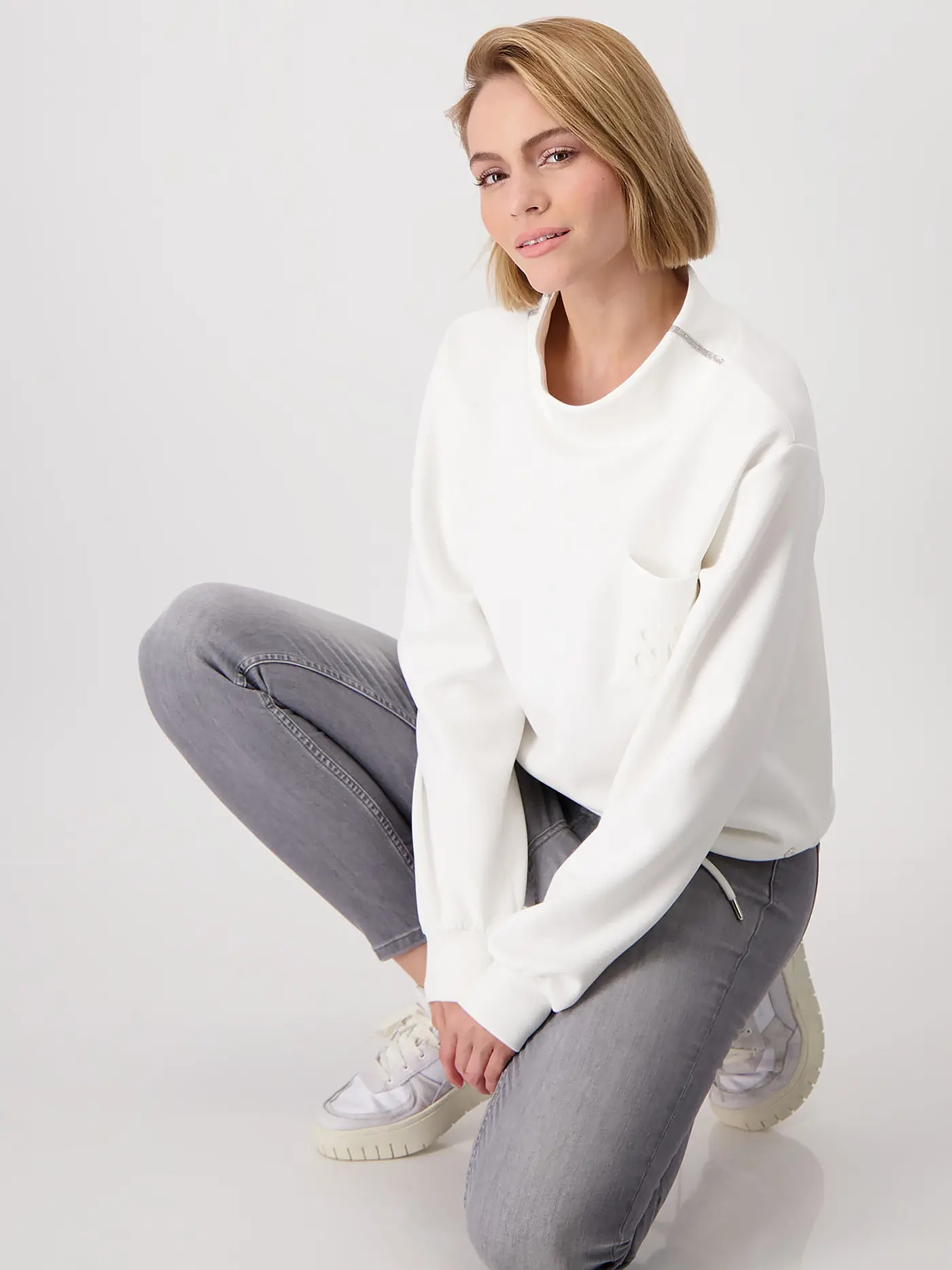 MONARI | Sweater  | creme