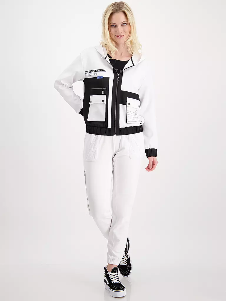 MONARI | Sweatjacke | weiss
