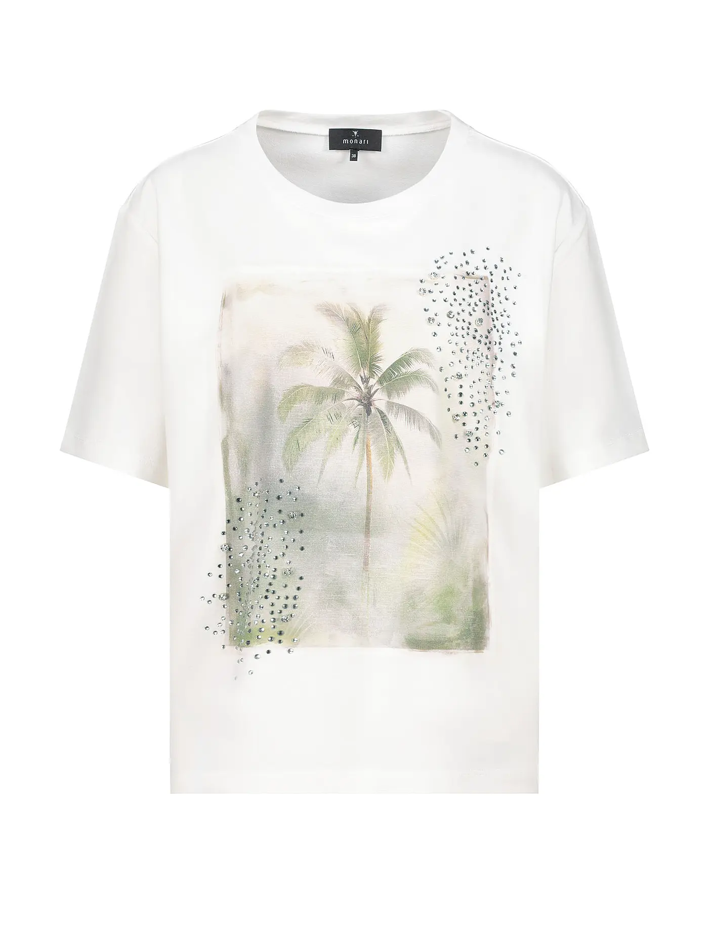 MONARI | T-Shirt  | creme