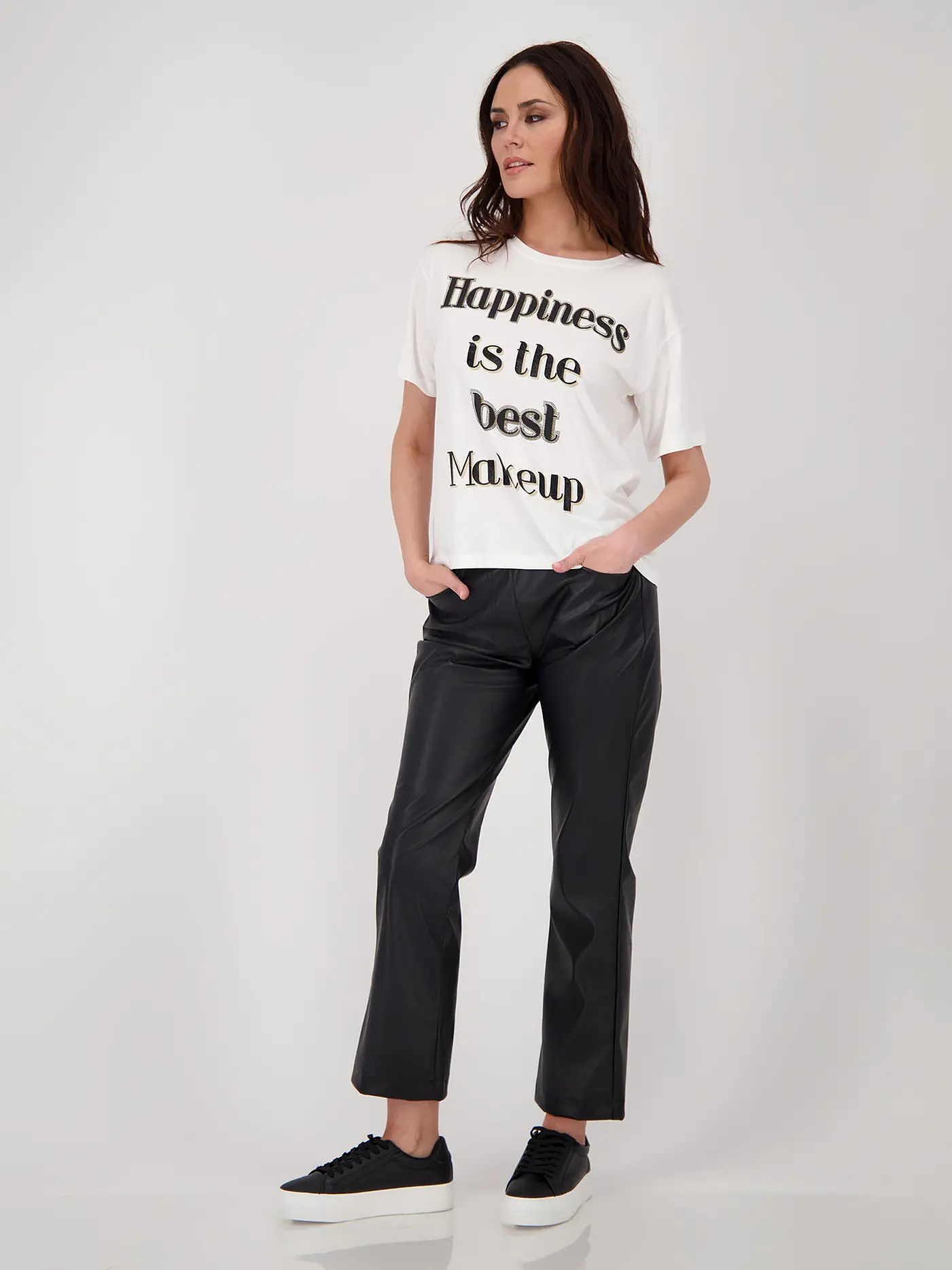 MONARI | T-Shirt  | weiss