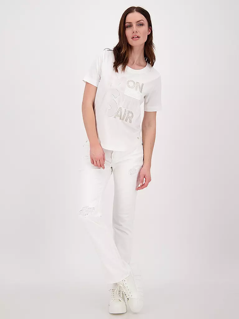 MONARI | T-Shirt  | creme