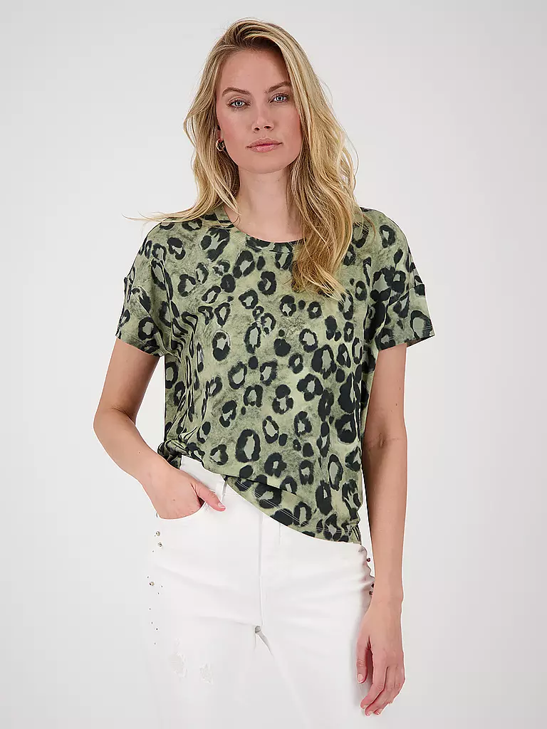 MONARI | T-Shirt  | dunkelgrün