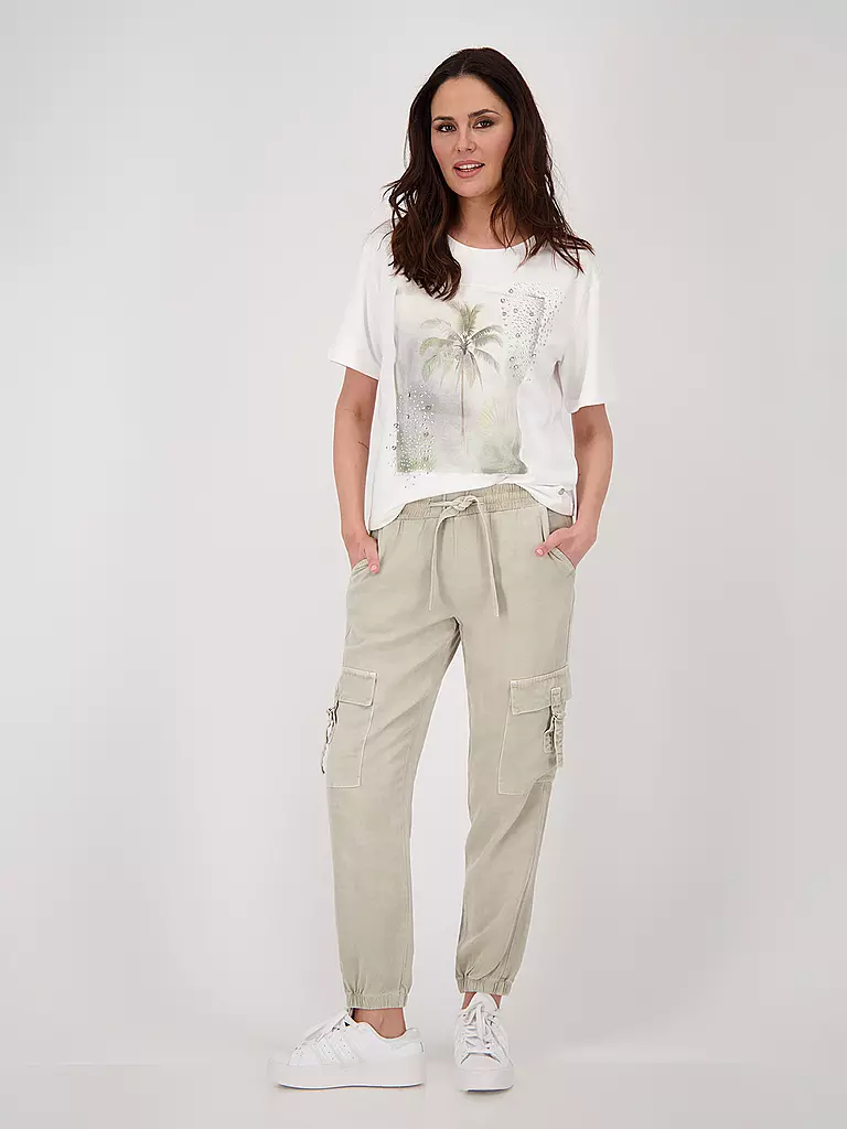 MONARI | T-Shirt  | creme