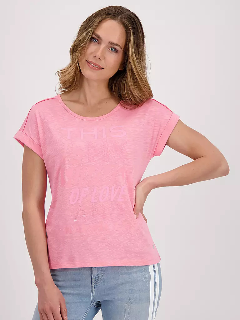 MONARI | T-Shirt  | rosa