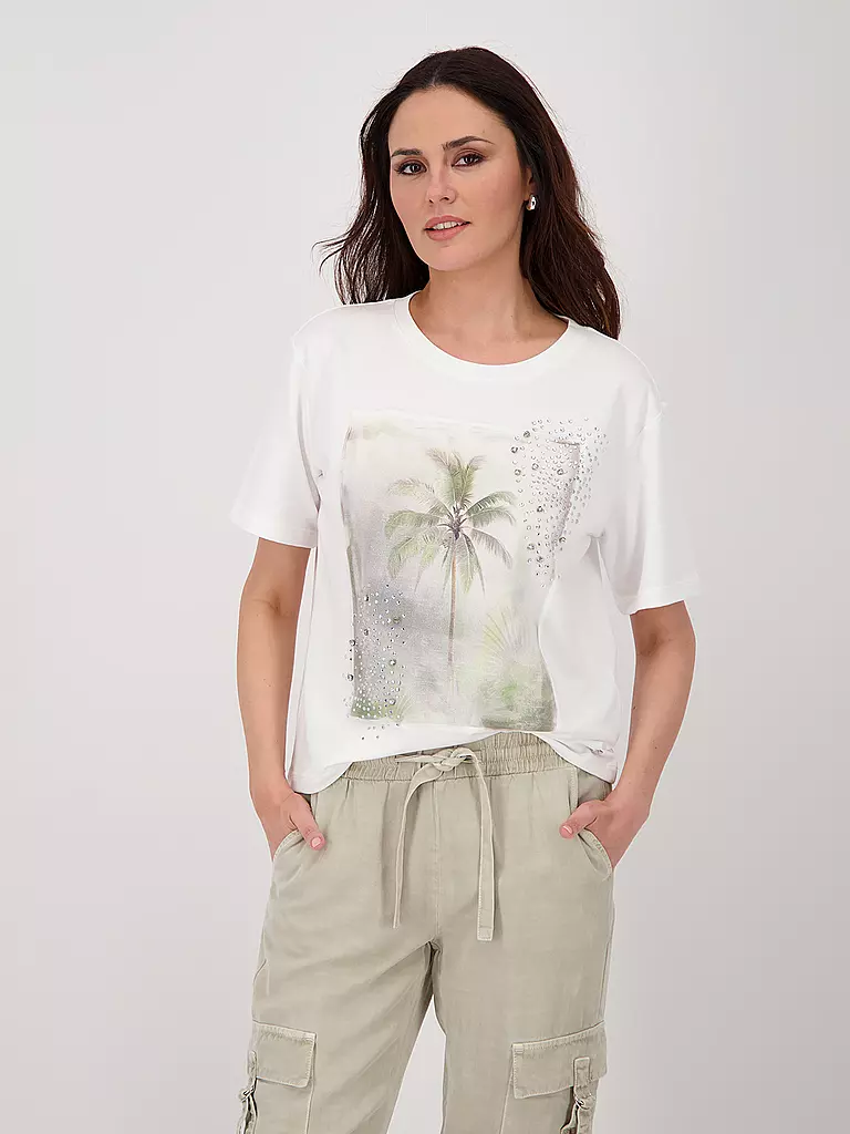 MONARI | T-Shirt  | creme