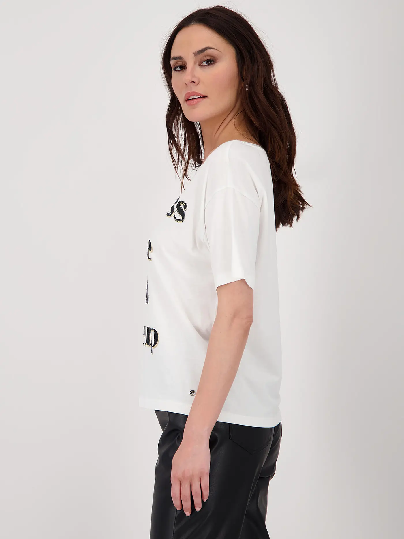 MONARI | T-Shirt  | weiss
