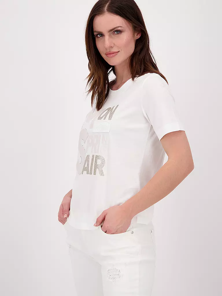 MONARI | T-Shirt  | creme