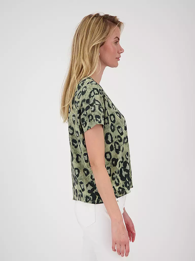 MONARI | T-Shirt  | dunkelgrün