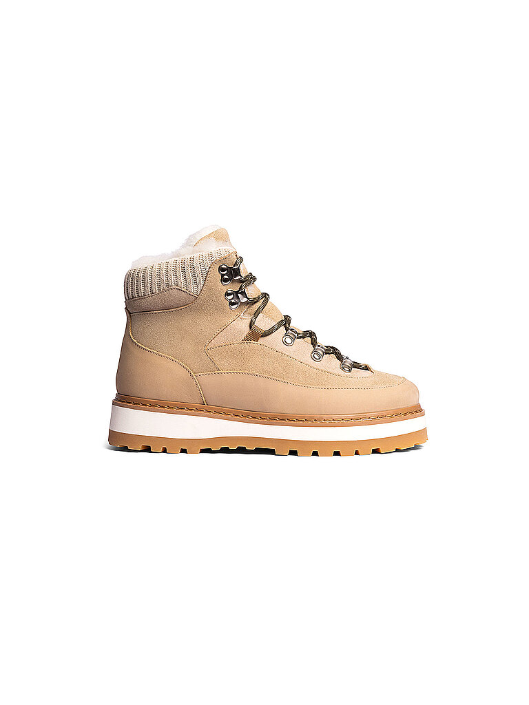 MONO Schnürboots TAG CAP beige | 38