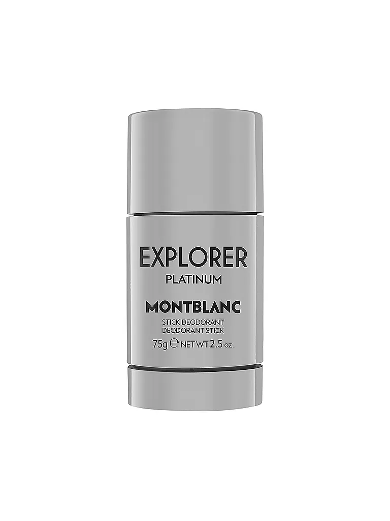 MONT BLANC | Explorer Platinum Deodorant Stick 75g | keine Farbe