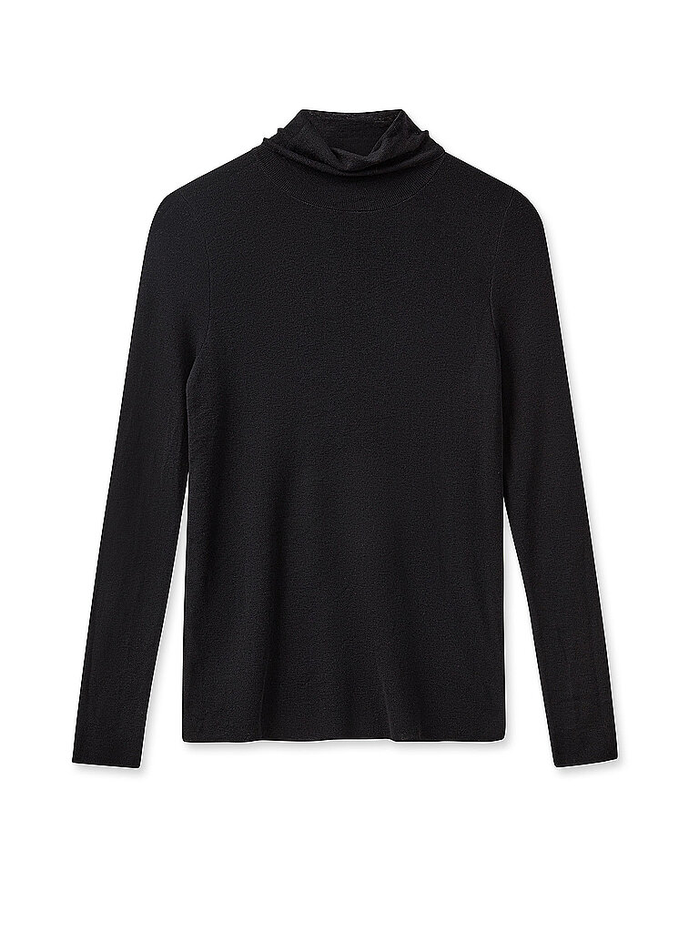 MOS MOSH Rollkragenpullover MMBOUCH schwarz | L