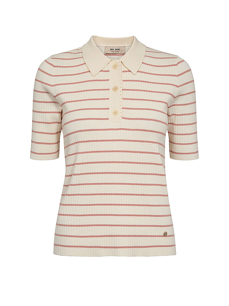 Poloshirt MMCALIZSTRIPESS creme XL damen