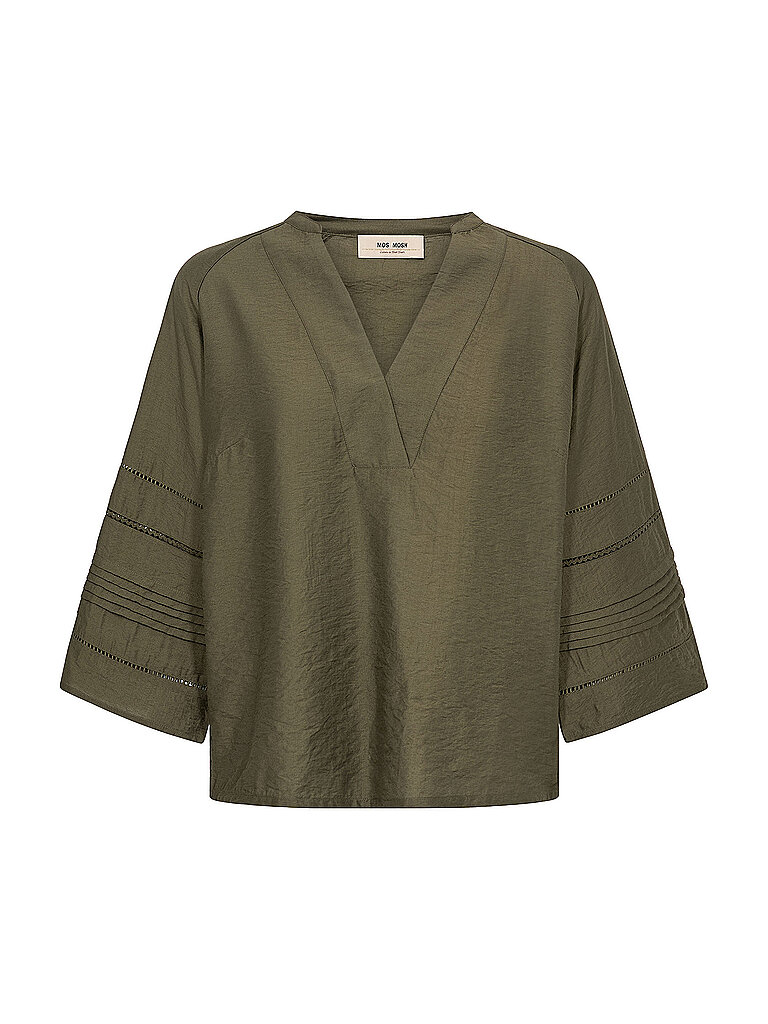 Bluse MMALEYSANILA olive L damen