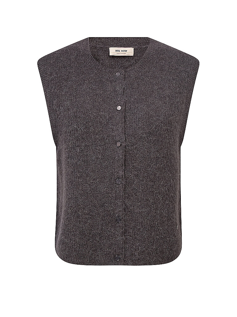 MOS MOSH Strickgilet MMALMINETHORA braun | XS